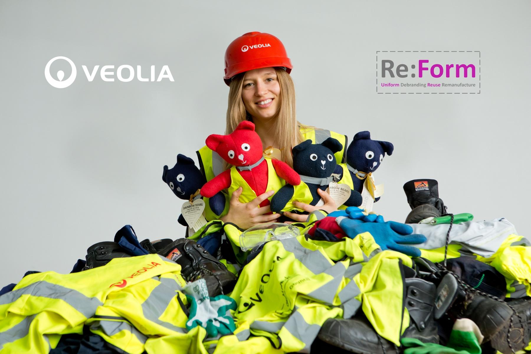 Teddies made from Personal Protective Equipment (PPE)
