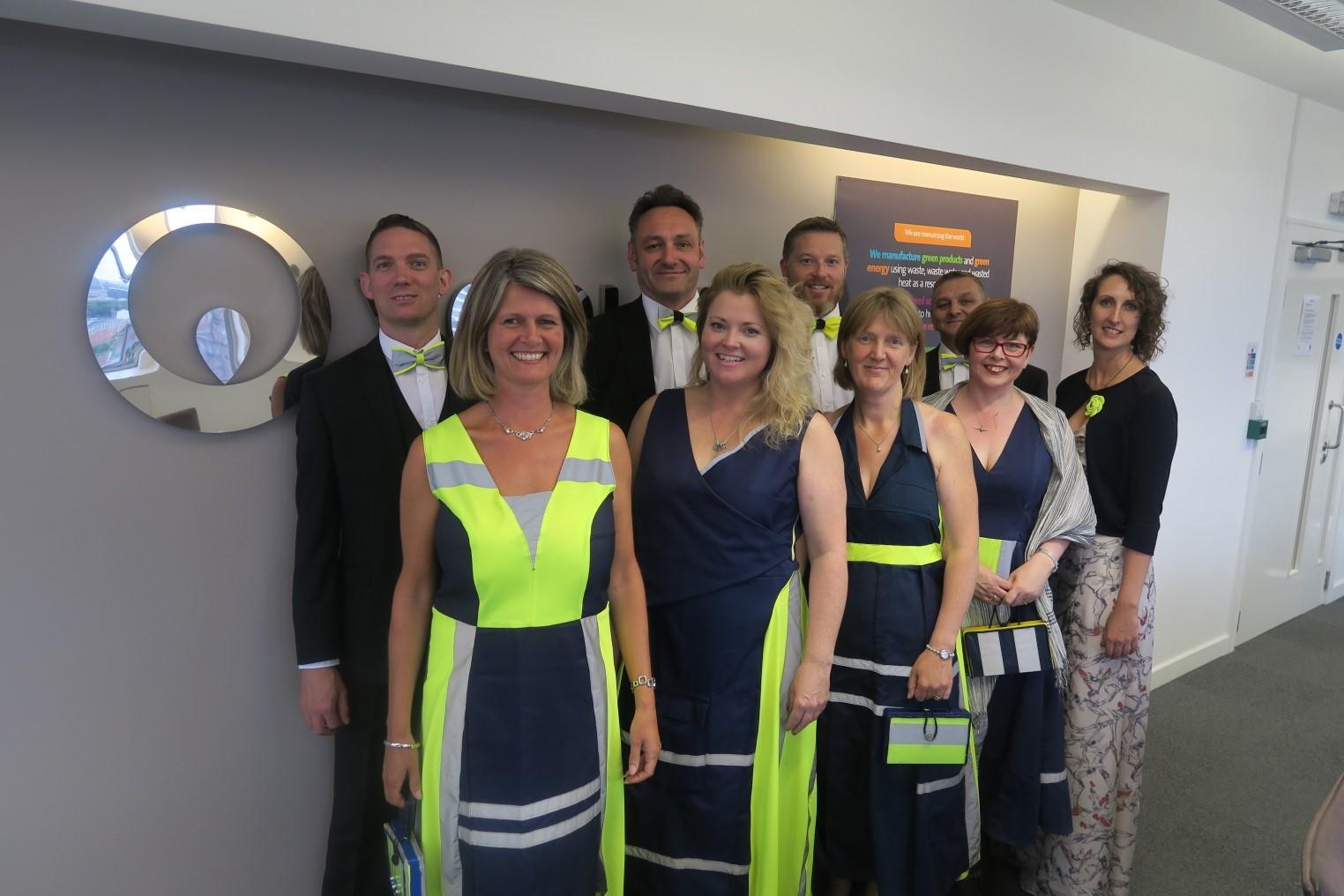 Veolia and Reuseful steal the show wearing recycled uniforms