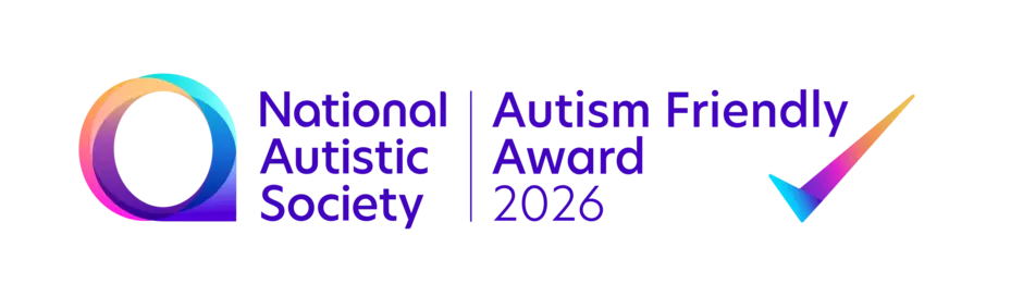 National Autism Society award sticker